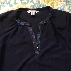 Blue Old Navy Blouse